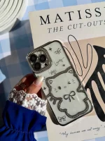 قاب Hello Kitty نگینی (کدC2122) - تصویر 2