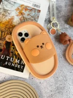 قاب دمپایی خرسی Teddy slippers (کدC1893) - تصویر 3