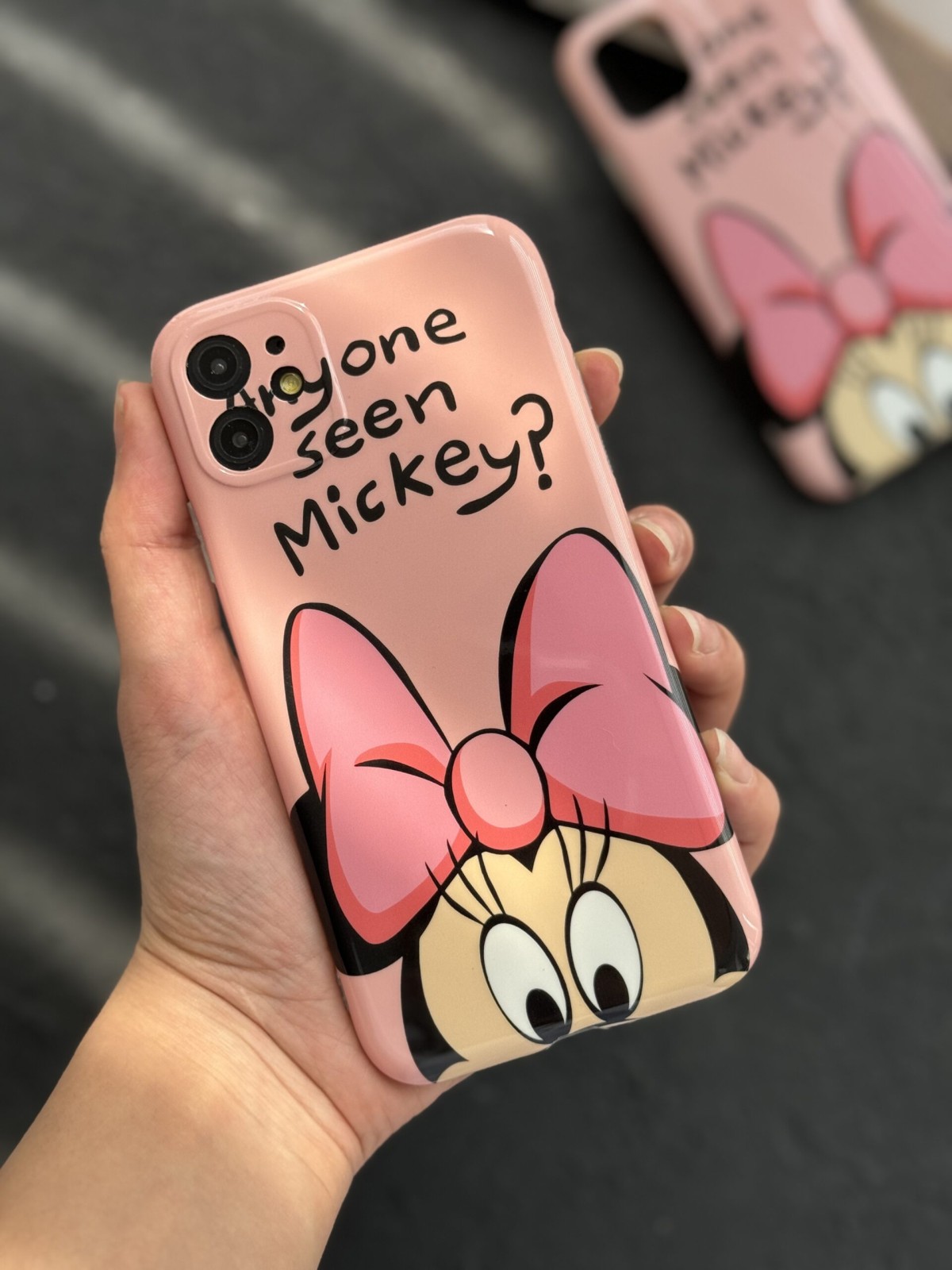 قاب موبایل آیفون میکی مینی بدون گلس