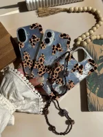 قاب پروانه با بال های پلنگی همراه با آویز (کدC2100) - تصویر 3