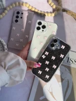 قاب پاپیون صورتی شاین آیفون ، سامسونگ ، شیائومی (کدC2059) - تصویر 2