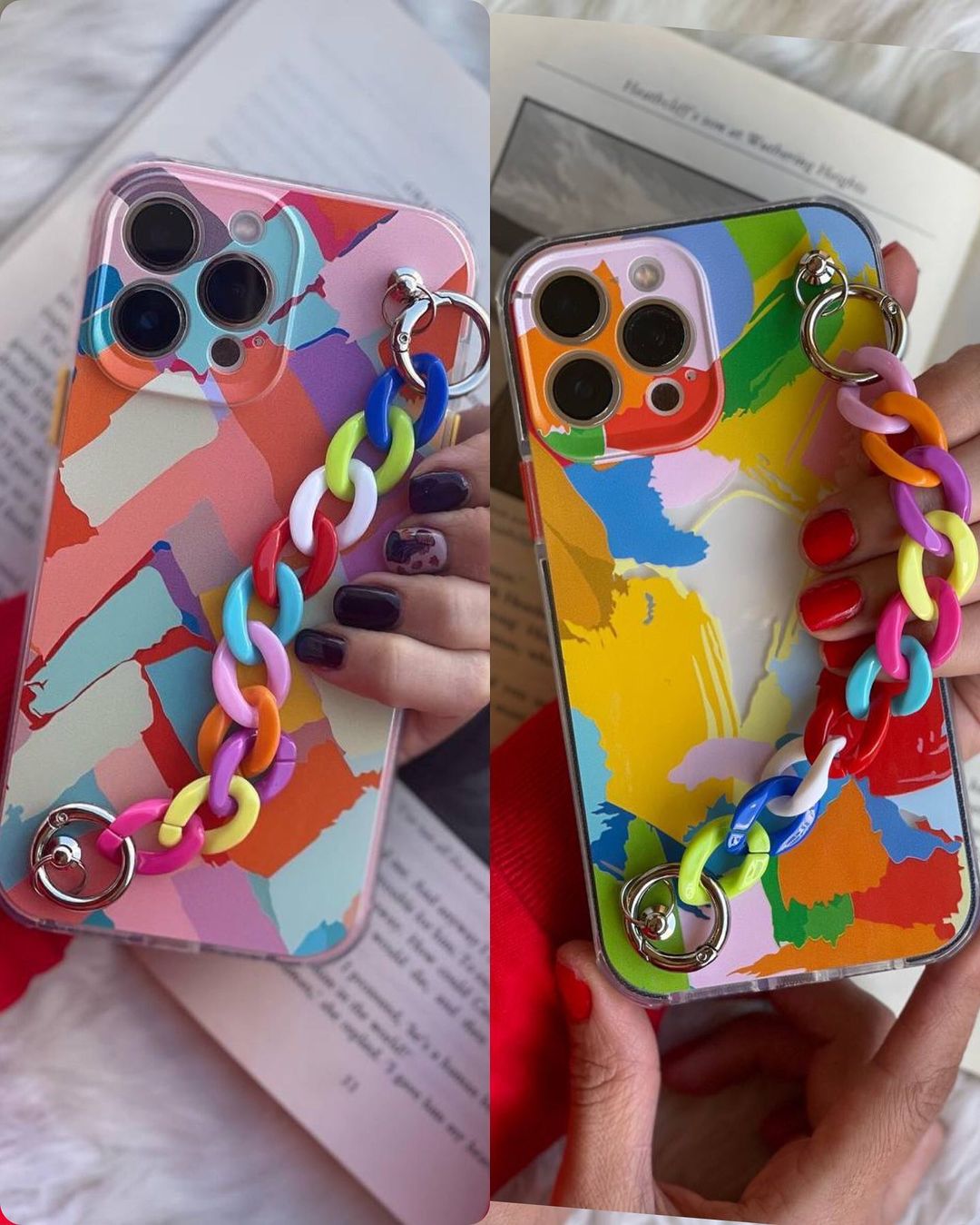 قاب موبایل بوم نقاشی کارتیر محافظ لنز دار ( 30117 )