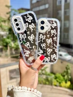 قاب پاپیون سفید آینه ای آیفون و اندروید (کدC2024) - تصویر 2