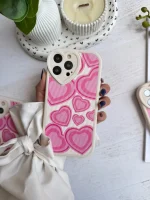 قاب قلب صورتی کبریتی (کدC2036) - تصویر 4