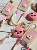 کاور ایرپاد خرس صورتی عینکی (کدa0181) - تصویر 2