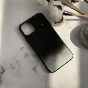 قاب موبایل آیفون کهکشان مشکی