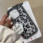 قاب پلنگی نگین دار (کدC2104)