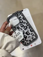 قاب پلنگی نگین دار (کدC2104)