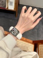 بند اپل واچ خز دار سفید (کدw5053) - تصویر 6