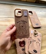 قاب تم قهوه ای جیر آیفونی - تصویر 2