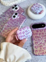 ایرپاد ست قاب پلنگی Violet (کدa0300)