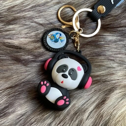 جاکلیدی پاندا هدفون دار