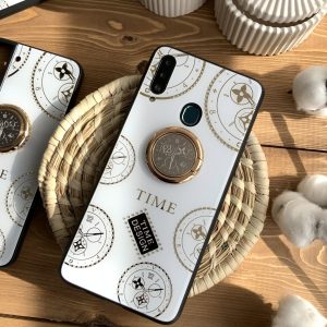 قاب موبایل شیائومی ساعت آیینه نگین دار