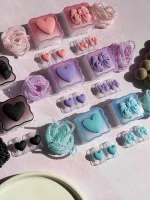 محافظ آداپتور 25 وات سامسونگ قلب و پاپیون رنگی (4تکه) (کدa0282)