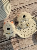 کاور ایرپاد سگ سفید زنگوله دار پشمالو (کدa0202)