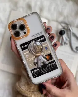 قاب موبایل آیفون سیاره مریخ فضایی محافظ لنزدار ( 30113 )