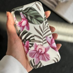 قاب موبایل آیفون برگ استوایی ( 1054 )