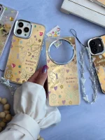 قاب نقاشی پروانه آینه ای با آویز سامسونگ و شیائومی (کدC2056) - تصویر 4