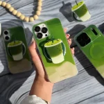 قاب ماچا مگ سیف دار با پاپ سوکت مگنتی  (کدC2113)