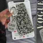 قاب Dark Flowers آیفون  (کدC2093)