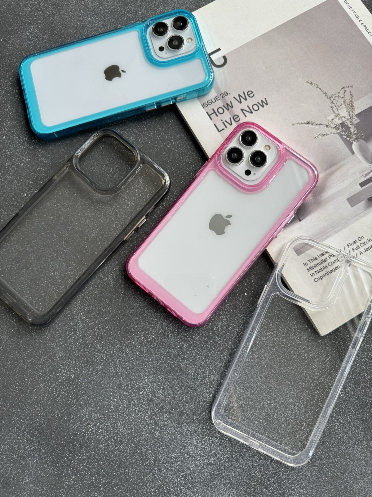 قاب موبایل آیفون کریستال بی رنگ ساده ( 3006 ) ( 3009 )