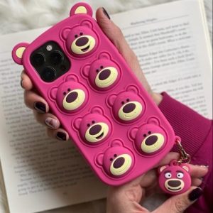 قاب موبایل آیفون فیجت یوگی + آویز ست