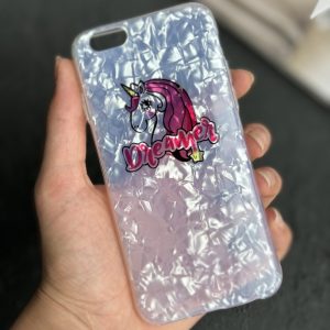 قاب موبایل آیفون آیس ماربل یونیکورن دریمر ( 1030 )