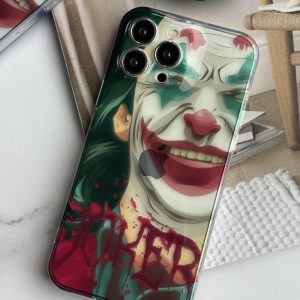 قاب موبایل آیفون نقاشی جوکر محافظ لنزدار