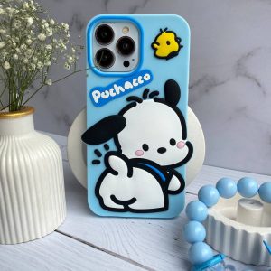 قاب موبایل آیفون سیلیکونی اسنوپی + بندست