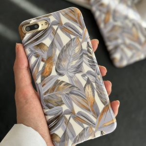 قاب موبایل آیفون برگ پاییزی ( 1057 )