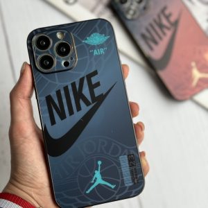 قاب موبایل آیفون نایک شبرنگ محافظ لنزدار