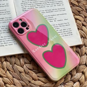 قاب موبایل آیفون قلب سرامیکی محافظ لنزدار ( 1040 )