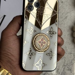 قاب موبایل آیفون لویی ویتون آینه و نگین حلقه