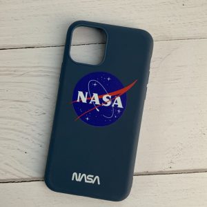 قاب موبایل آیفون ناسا آبی