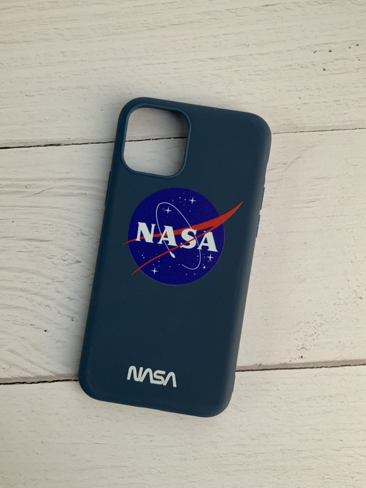 قاب موبایل آیفون ناسا آبی
