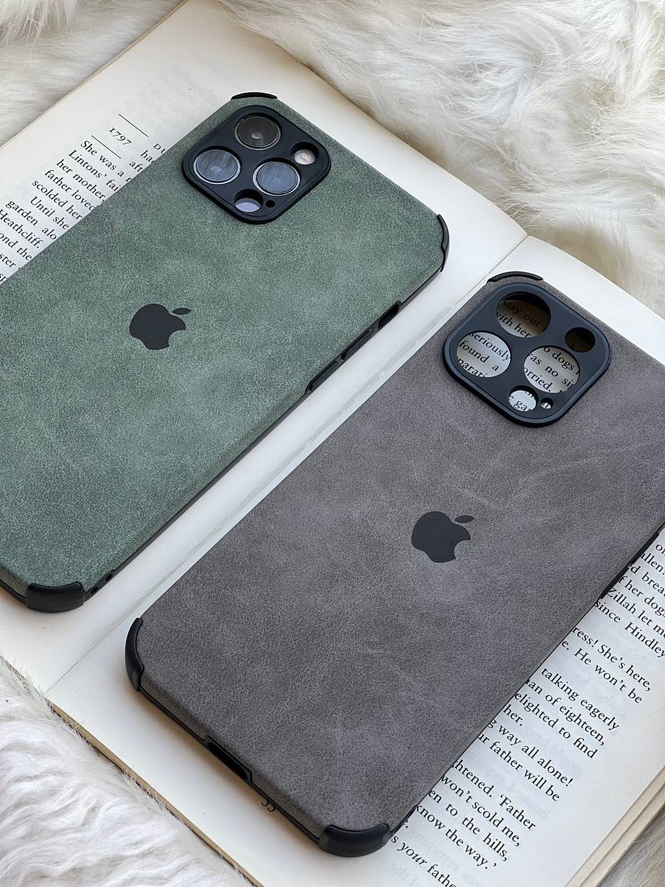 قاب موبایل آیفون جیر مخملی