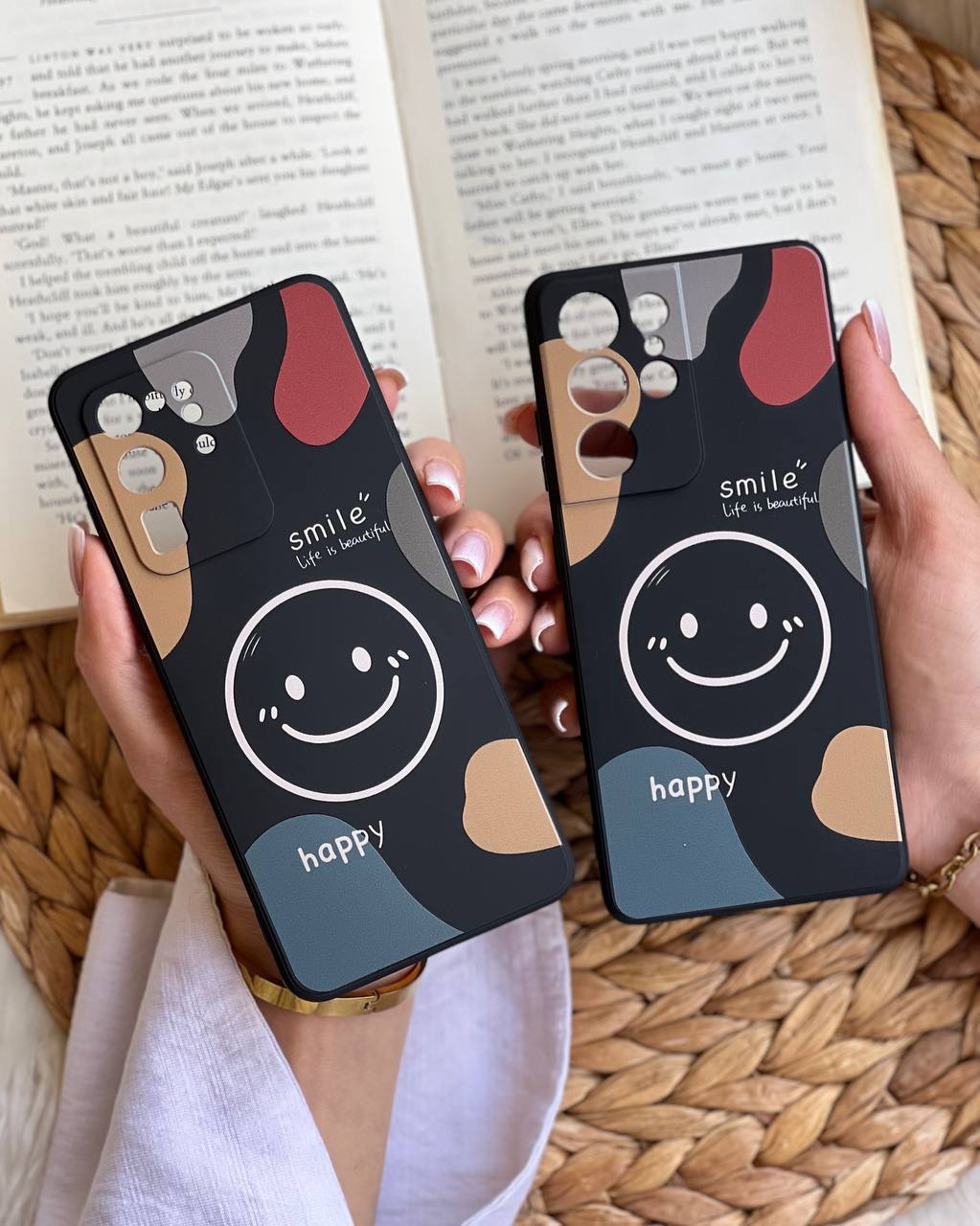 قاب موبایل سامسونگ بخند به زندگی محافظ لنزدار