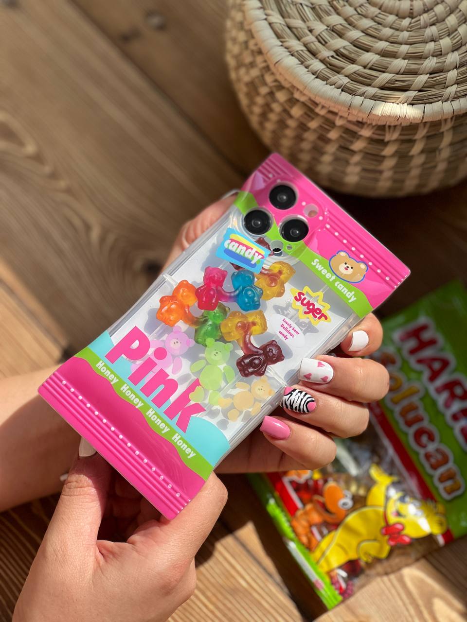 قاب موبایل آیفون پاستیل خرسی هاریبو