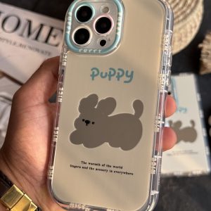 قاب موبایل ( آیفون - سامسونگ ) سگ نایس پاپی آیینه ای