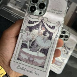 قاب موبایل آیفون بالرین سه دختر