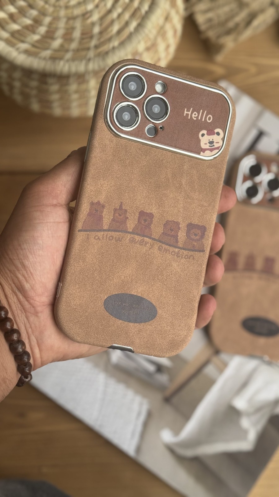 قاب موبایل آیفون خرس گریزلی فمیلی