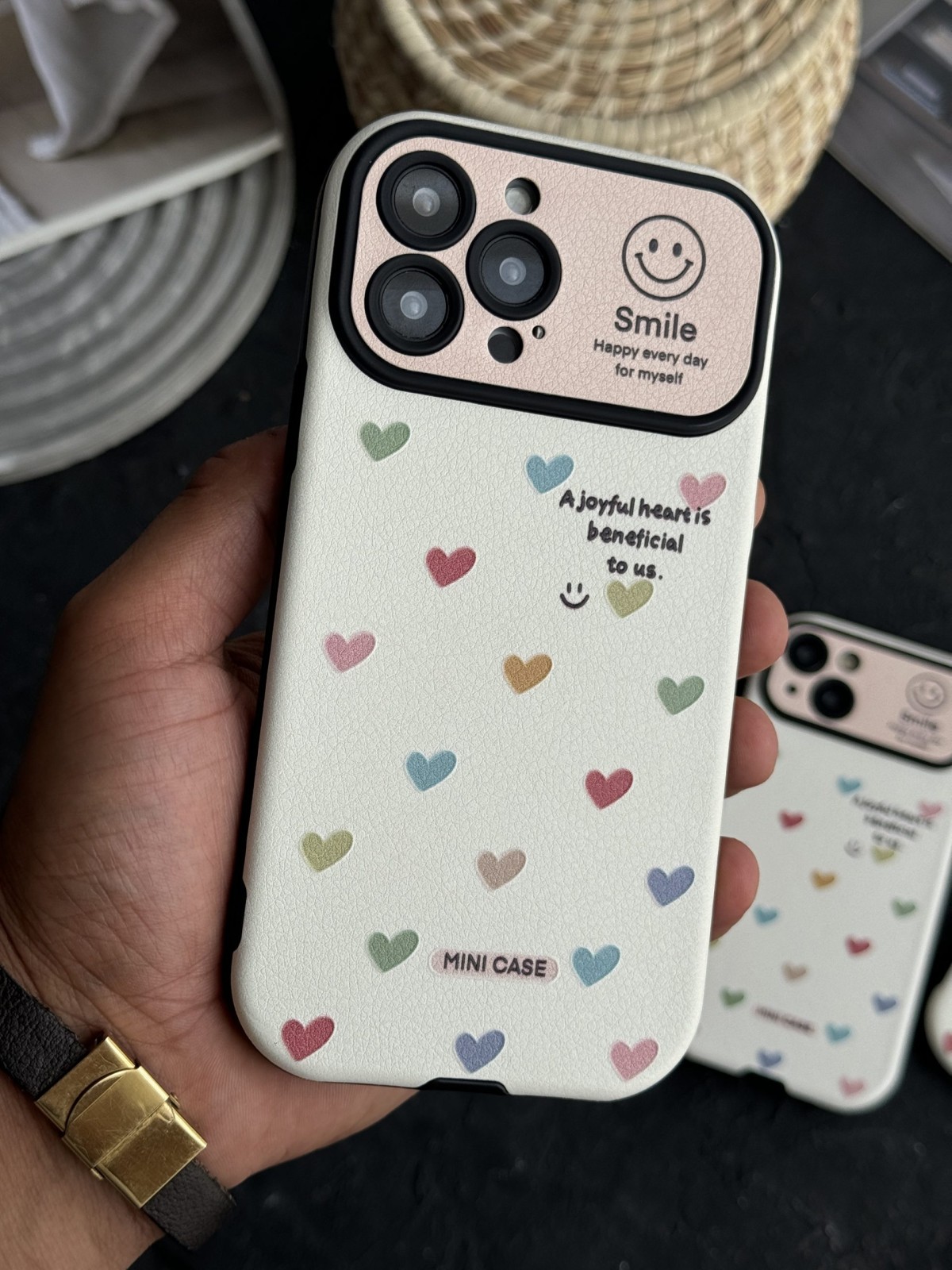 قاب موبایل آیفون قلب کالر فول