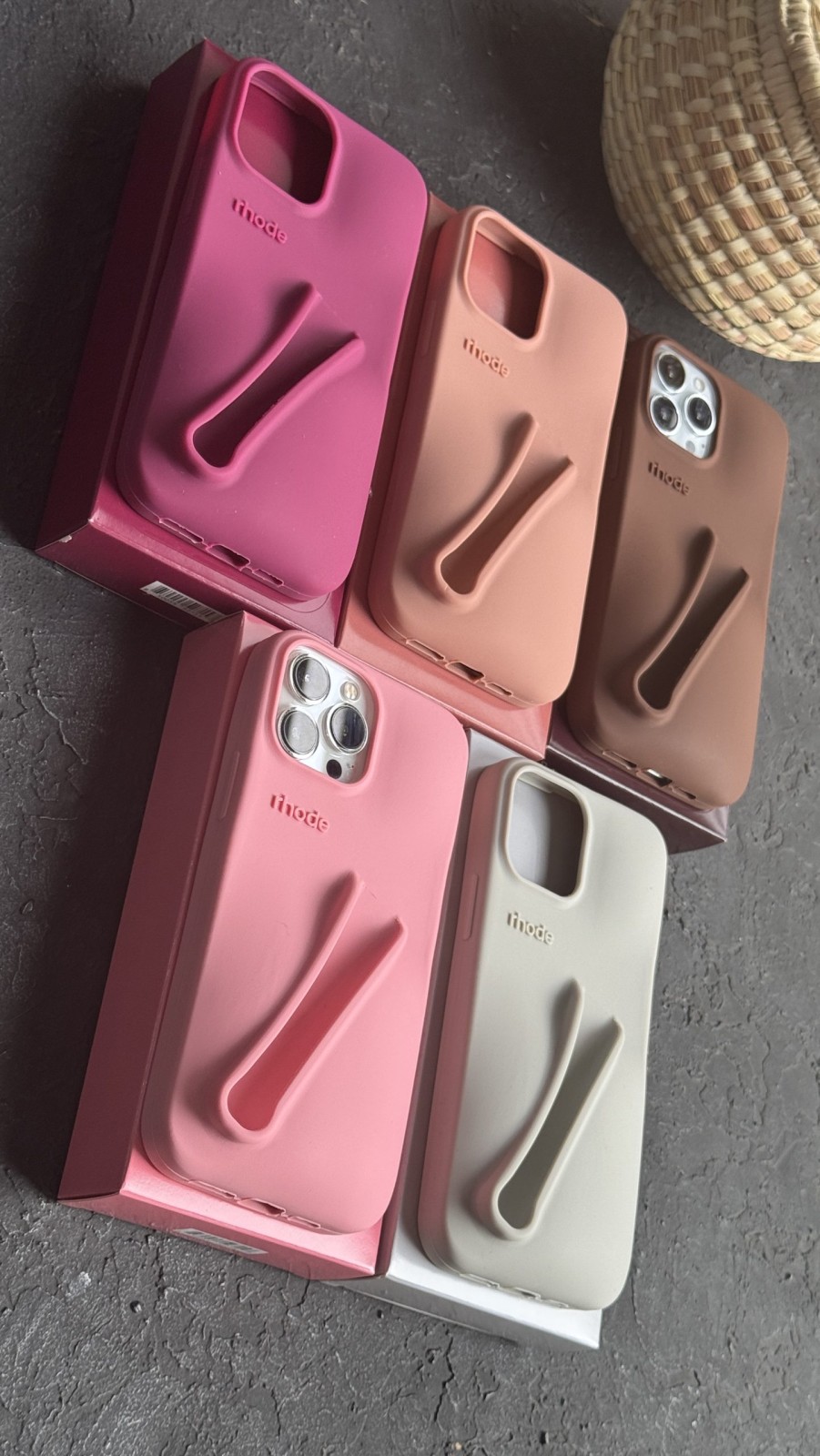 قاب موبایل ( آیفون ) رود لیپ گلس سیلیکونی ( با جعبه بدون لیپ گلس )