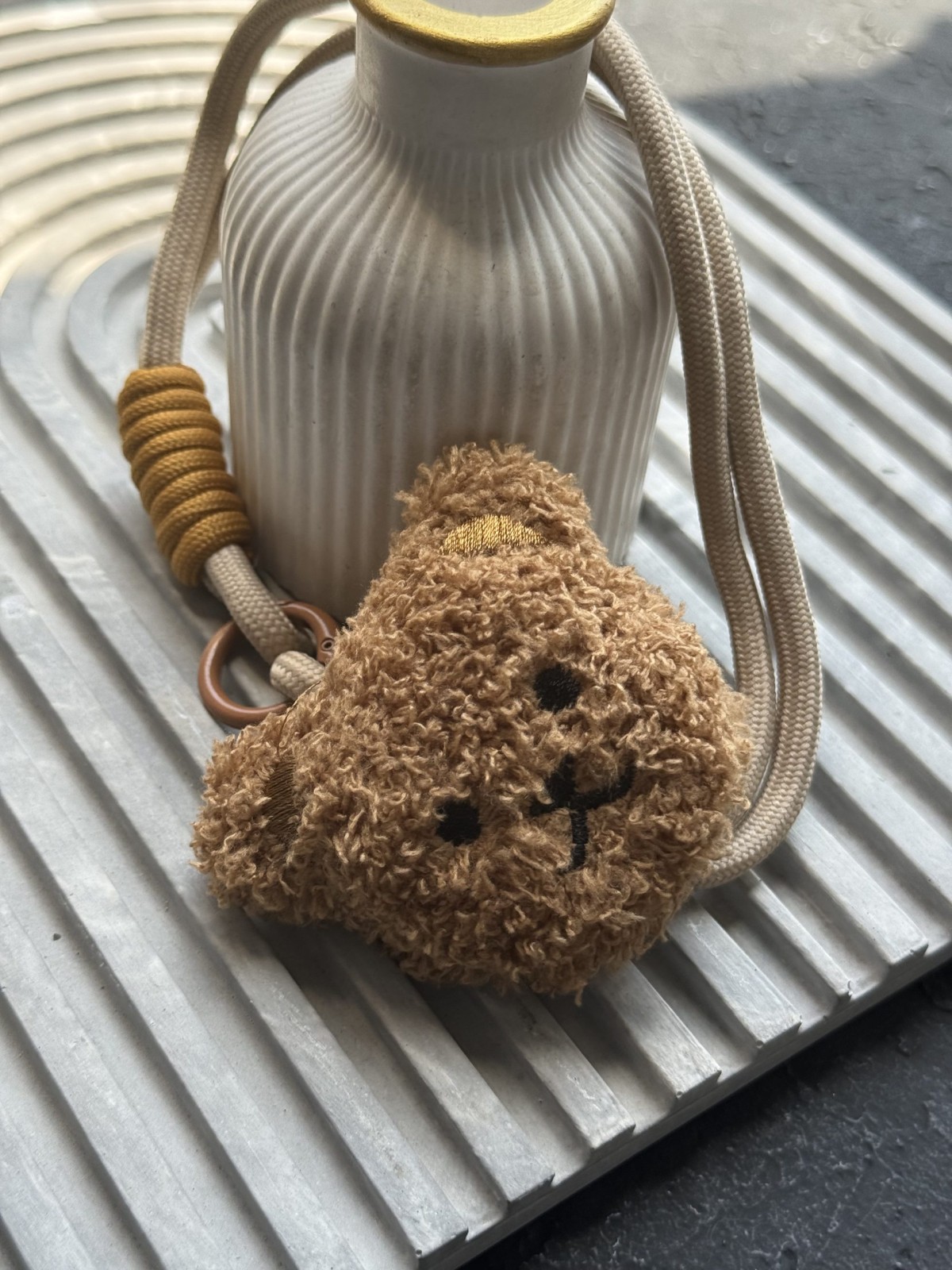 بند آویز خرسی پشمالو