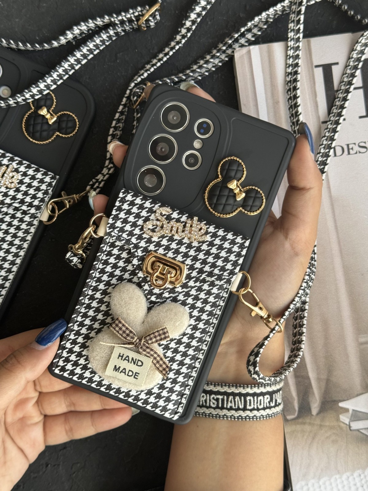 قاب موبایل سامسونگ باربری زبرا پترن سیاه و سفید