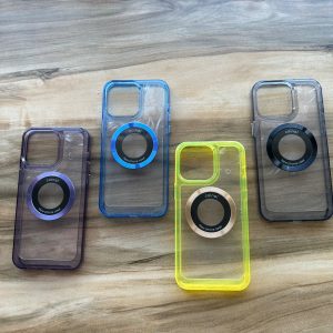 قاب موبایل آیفون گل رز سربی