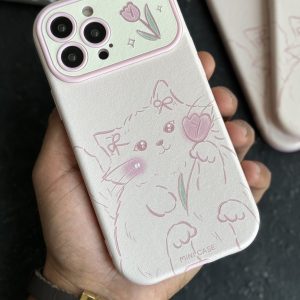 قاب موبایل آیفون گربه عاشق