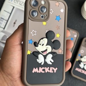 قاب موبایل میکی موس برجسته سولید