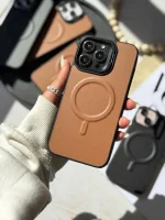 قاب مگ سیف چرمی لنز استند شو (کدC1867)