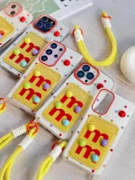 قاب M&M'S جاکارتی با بند آیفون و سامسونگ (کدC1834) - تصویر 5